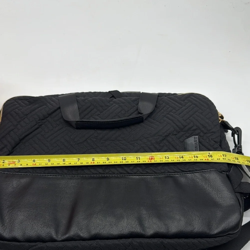 Bagsmart Black Quilted Computer Bag TOT7893B